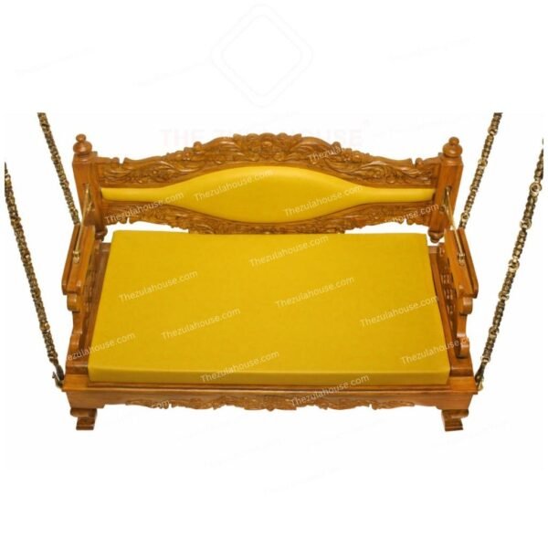 WS 05 - SOLID TEAKWOOD HANDCARVING SWING- WOODEN JHULA