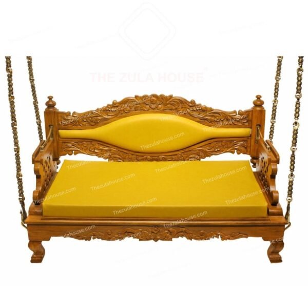 WS 05 - SOLID TEAKWOOD HANDCARVING SWING- WOODEN JHULA