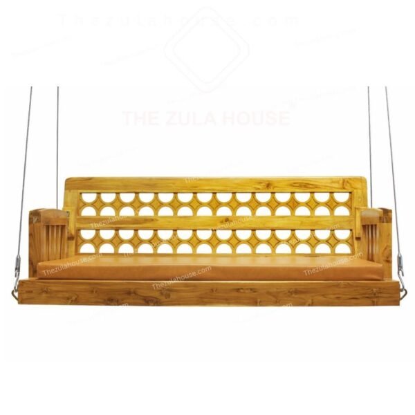 WS 02 - TEAKWOOD REVERSIBLE FAMILY SWING - WOODEN JHULA