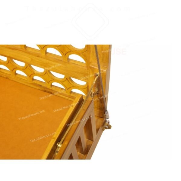 WS 02 - TEAKWOOD REVERSIBLE FAMILY SWING - WOODEN JHULA